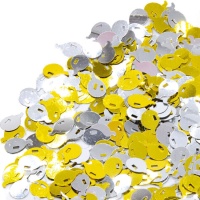 Confeti de globos de colores dorados y plateados de 20 gr