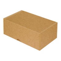 Caja de 35 x 25 x 12 cm para tarta rectangular kraft