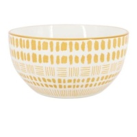 Bol de 14 cm estampado amarillo