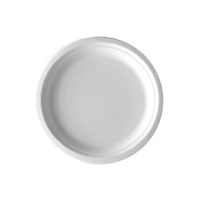 Platos de 22 cm de caña de azúcar - 5 unidades