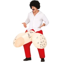 Disfraz de hombre con gran miembro hinchable