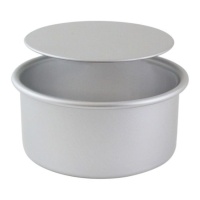 Molde redondo de 20 x 20 x 7,5 cm con base desmontable - PME