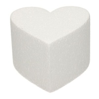 Corazón de corcho de 10 x 7 x 7 cm