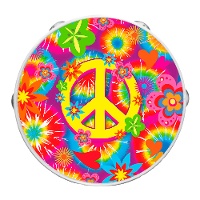 Pandereta hippie de 17 cm