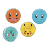 Pelotas saltarinas de Pokemon de 4 cm - 4 unidades