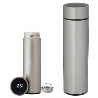 Termo de líquidos de 450 ml de acero con termómetro digital