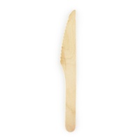 Cuchillos de 16,5 cm de madera - 100 unidades
