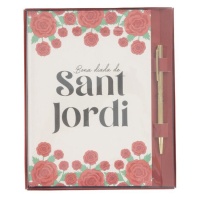 Libreta de Sant Jordi con bolígrafo