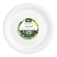 Platos de 30 cm de cartón - 3 unidades