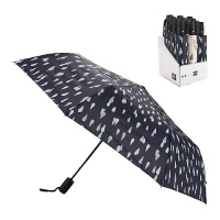 Paragüas de 57 x 90 cm antiviento de gotas - 1 unidad