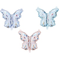 Globos de mariposas de 23 x 19 cm - 3 unidades