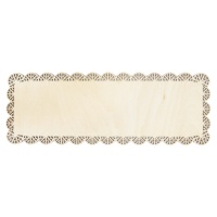 Base para tarta de 36,5 x 13 cm de madera