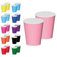 Vasos de 270 ml de colores - 8 unidades