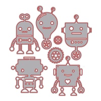 Troquel de robots Zag - Misskuty - 7 unidades