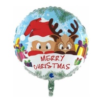 Globo redondo de Merry Christmas de 53 cm - Grabo