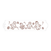 Stencil de familia de jengibre de 30 cm