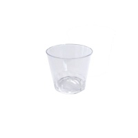 Vasos de 33 ml de plástico transparente - 10 unidades