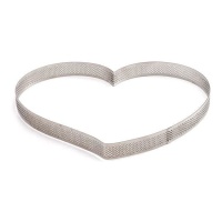 Molde corazón de 24 x 22 x 3,5 cm microperforado - Decora