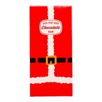 Caja para tableta de chocolate de Papá Noel de 16 x 7,5 x 2,5 cm - 5 unidades