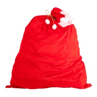 Saco de Papá Noel clásica de 1,00 x 0,70 m