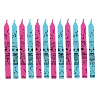 Velas de LOL Surprise glamour - 12 unidades
