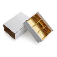 Caja de 10,5 x 7 x 4,5 cm para bombones Berlín