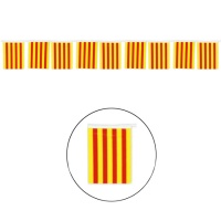 Banderín de Cataluña de plástico - 50 m