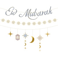 Guirnalda de Eid Mubarak de 2 m