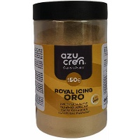 Preparado para royal Icing de 150 gr dorado - Azucren