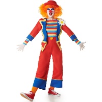 Disfraz de payaso multicolor para mujer