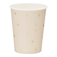 Vasos de 220 ml de estrellas Vintage - 6 unidades