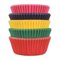 Cápsulas para cupcakes de 4,5 cm colores primarios - PME - 100 unidades