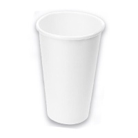 Vasos de 1 L de cartón blanco - 5 unidades
