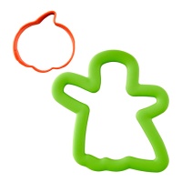 Cortadores de galletas de fantasma y mini calabaza - Wilton - 2 unidades