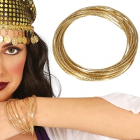 Brazaleta de 20 pulseras metálicas