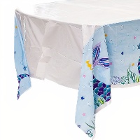 Mantel de Sirena Kawaii de 2,20 x 1,32 m