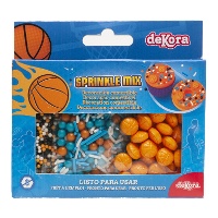 Kit de sprinkles de mix de baloncesto de 70 gr - Dekora