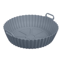 Molde de 19,5 cm para freidora de aire de 2,5 a 5 L redonda silicona