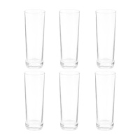Vaso de 265 ml de tubo - 6 unidades
