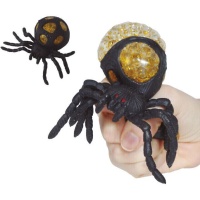 Araña de 14 cm elástica con huevos - 1 unidad