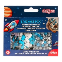 Kit de sprinkles de mix de astronauta de 70 gr - Dekora