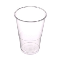Vasos de 350 ml de plástico transparente - 15 unidades