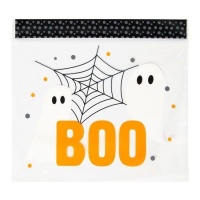 Bolsa para dulces de fantasma Boo de 17 x 17 cm - Wilton - 20 unidades