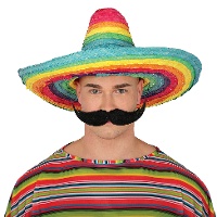 Sombrero de mejicano multicolor