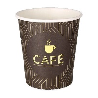 Vasos de 120 ml de cartón para café - 100 unidades
