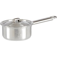 Cazo de 12 cm de aluminio con tapa