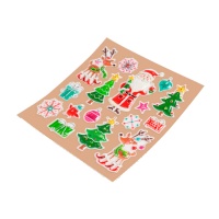 Pegatinas de Navidad con diseños surtidos