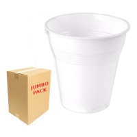 Vasos de 80 ml de plástico blanco - 2880 unidades