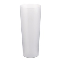 Vasos de 300 ml de plástico transparente tubo - 10 unidades