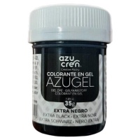 Colorante en gel Extra Negro Azugel de 35 gr - Azucren